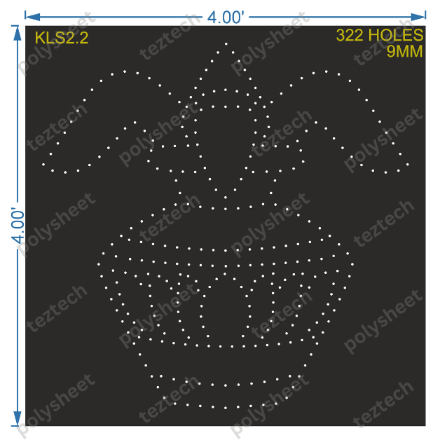 KLS2.2 KALASH 4x4 322 HOLES