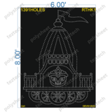 RTHK1 JAGANNATH RATHYATRA(KRISHNA)	6X8FEET 1391HOLES