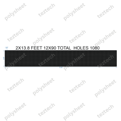 SCR368	2X13.8 FEET 12X90 HOLES SCREEN TOTAL HOLES=1080