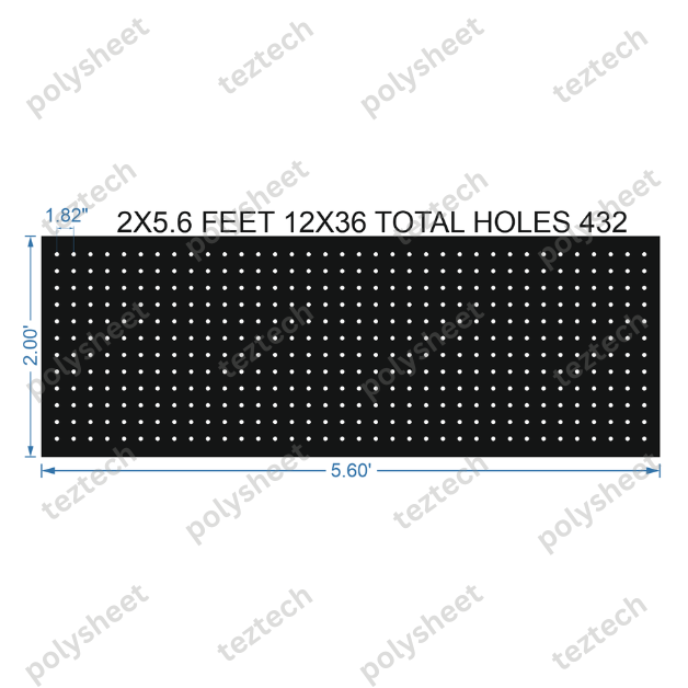 SCR363	2X5.6 FEET 12X36 HOLES SCREEN TOTAL HOLES=432