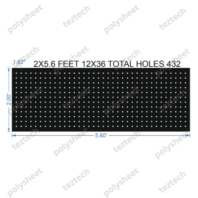 SCR363	2X5.6 FEET 12X36 HOLES SCREEN TOTAL HOLES=432