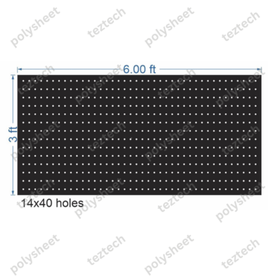 SCR420	3X6 FEET 14X40 HOLES SCREEN TOTAL HOLES=560