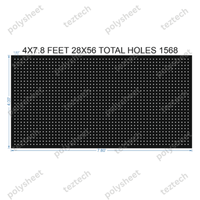 SCR219 4X7.8 FEET 28X56 HOLES SCREEN TOTAL HOLES=1568