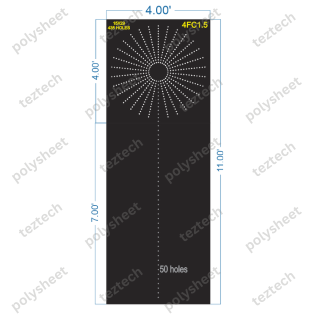 4FC1.5 TOP CIRCLE CRACKER TREE POLY SHEET WITH HOLES