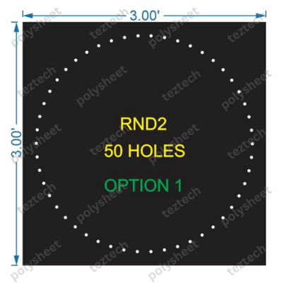 RND2 ROUND BORDER 3X3FT