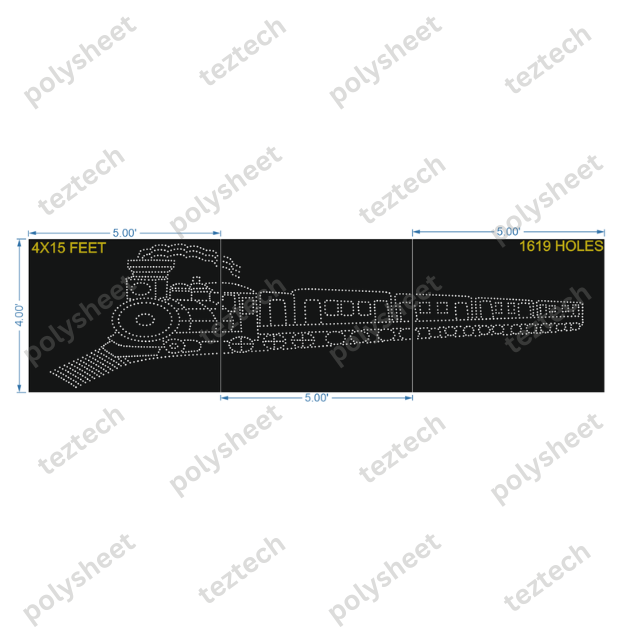 TRN 15X4 FEET 1619 HOLES