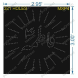MSP4 MUSLIM PART  3X3 FEET  321 HOLES