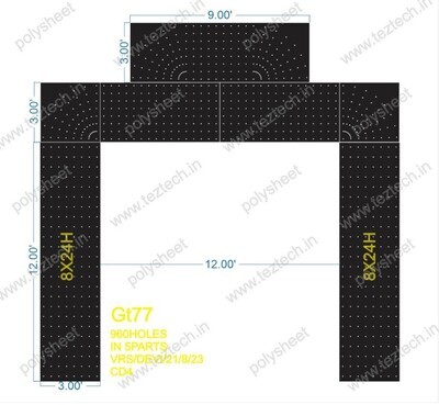 GT77  GATE  960HOLES