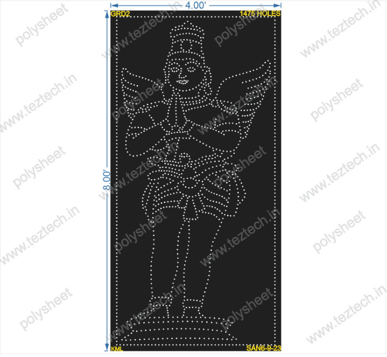 GRD2 GARUD DEV 8X4 FEET 1475 HOLES