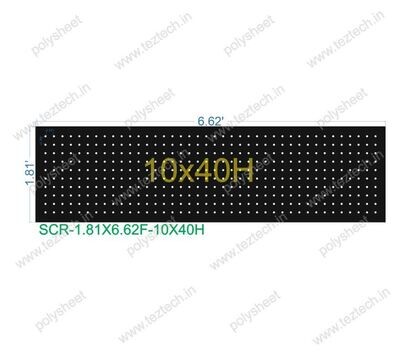 SCR205 1.81X6.62 FEET 10X40 HOLES SCREEN TOTAL HOLES=400