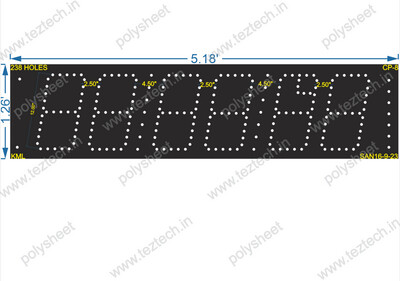 CP-8  CLOCK 238HOLES