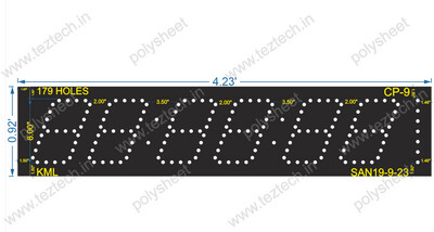 CP-9  CLOCK 179HOLES