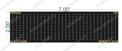 SCR391	2X7 FEET 15X30 HOLES SCREEN TOTAL HOLES=450