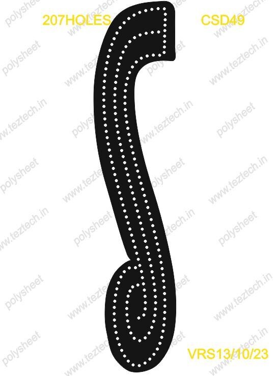 CSD49 CUSTOM DESIGN 5X1 FEET 207HOLES