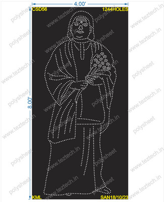 CSD56 CUSTOM DESIGN 8X4 FEET 1244 HOLES