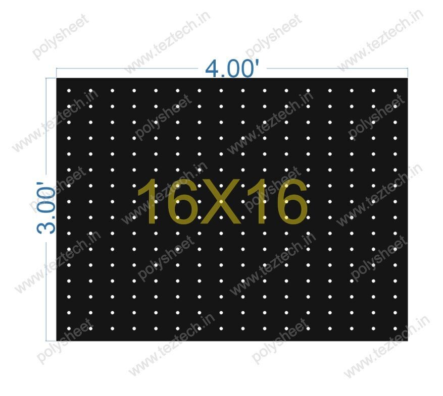 SCR429	3X4 FEET 16X16 HOLES SCREEN TOTAL HOLES=256