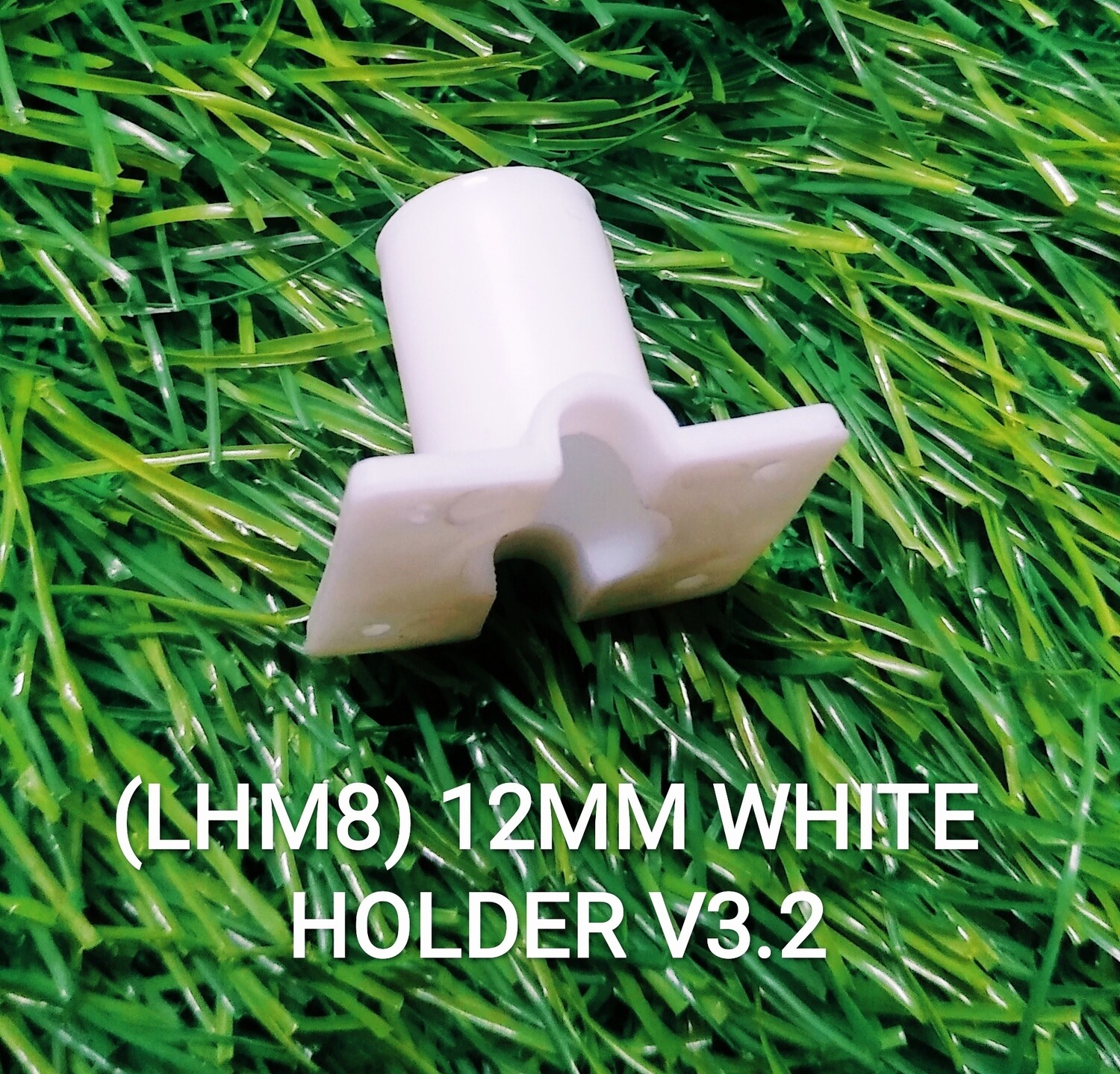 (LHM8) 12MM WHITE HOLDER V3.2 (PACK OF 200)