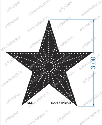 DSTR1.2 STAR 3X3FEET TOTAL 294 HOLES