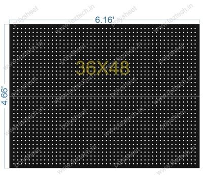 SCR228 4.66X6.16 FEET 36X48 HOLES SCREEN TOTAL HOLES=1728