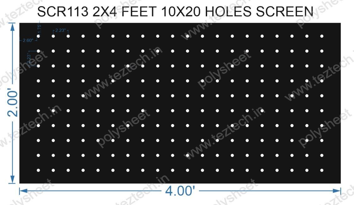SCR113	2X4 FEET 10X20 HOLES SCREEN