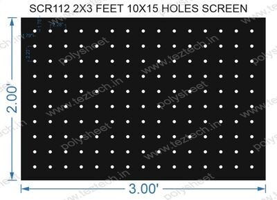 SCR112	2X3 FEET 10X15 HOLES SCREEN