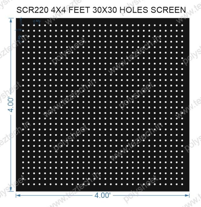 SCR220	4X4 FEET 30X30 HOLES SCREEN TOTAL HOLES=900