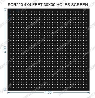 SCR220	4X4 FEET 30X30 HOLES SCREEN TOTAL HOLES=900