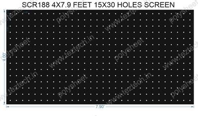 SCR188	4X7.9 FEET 15X30 HOLES SCREEN TOTAL HOLES=450