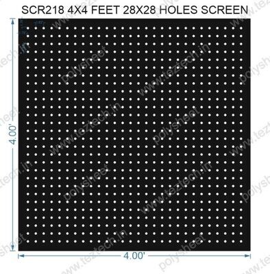SCR218	4X4 FEET 28X28 HOLES SCREEN TOTAL HOLES=784