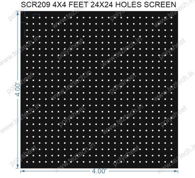 SCR209	4X4 FEET 24X24 HOLES SCREEN TOTAL HOLES=576