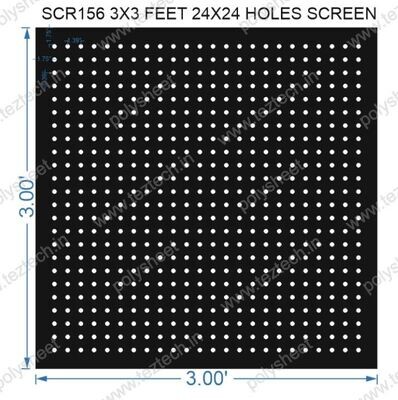 SCR156	3X3 FEET 24X24 HOLES SCREEN TOTAL HOLES=576
