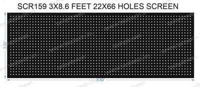 SCR159	3X8.6 FEET 22X66 HOLES SCREEN
