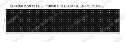 SCR306	2.5X12 FEET 10X50 HOLES SCREEN TOTAL HOLES=500