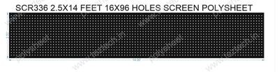 SCR336	2.5X14 FEET 16X96 HOLES SCREEN TOTAL HOLES=1536