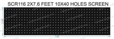 SCR116	2X7.6 FEET 10X40 HOLES SCREEN