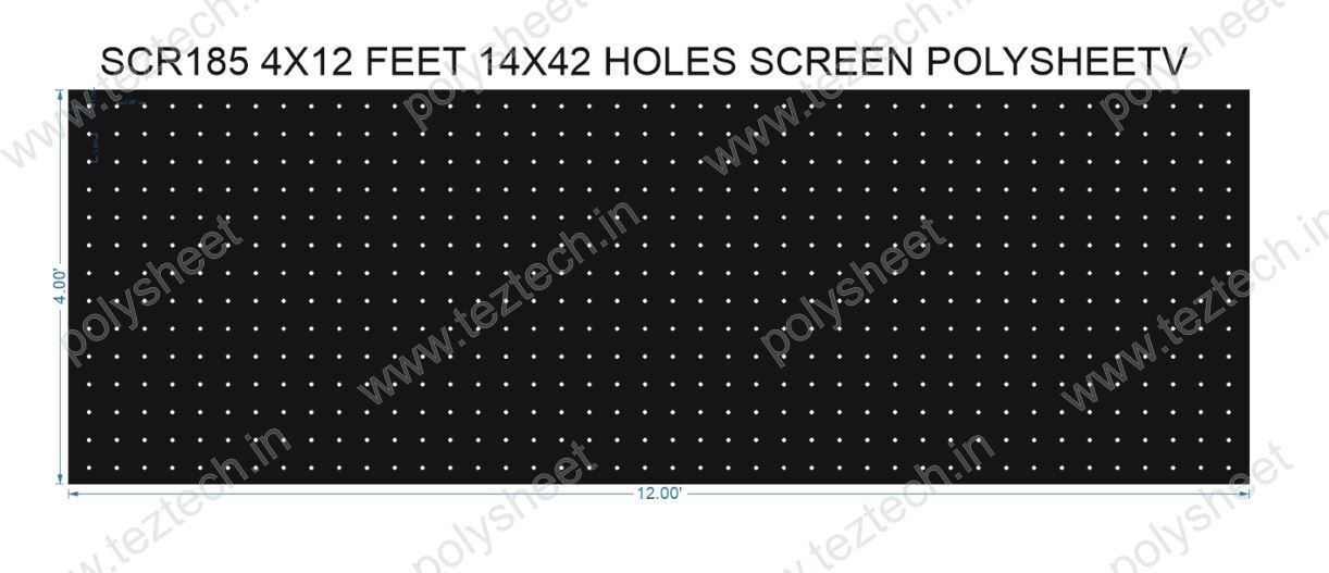 SCR185	4X12 FEET 14X42 HOLES SCREEN TOTAL HOLES=588