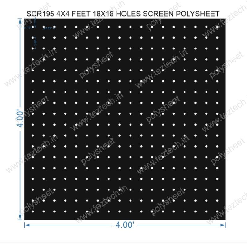 SCR195	4X4 FEET 18X18 HOLES SCREEN TOTAL HOLES=324