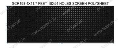 SCR198	4X11.7 FEET 18X54 HOLES SCREEN TOTAL HOLES=972
