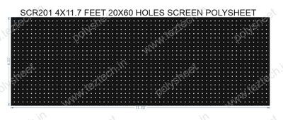 SCR201	4X11.7 FEET 20X60 HOLES SCREEN TOTAL HOLES=1200