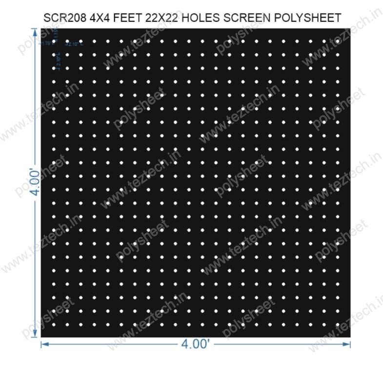 SCR208	4X4 FEET 22X22 HOLES SCREEN TOTAL HOLES=484