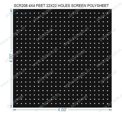SCR208	4X4 FEET 22X22 HOLES SCREEN TOTAL HOLES=484