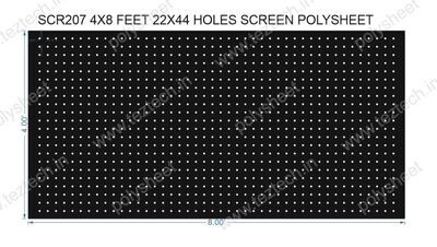 SCR207	4X8 FEET 22X44 HOLES SCREEN TOTAL HOLES=968