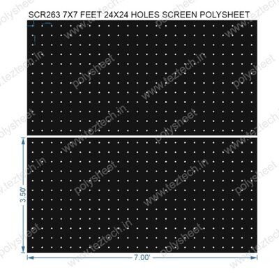 SCR263	7X7 FEET 24X24 HOLES SCREEN TOTAL HOLES=576