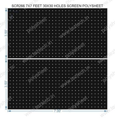 SCR266	7X7 FEET 30X30 HOLES SCREEN TOTAL HOLES=900