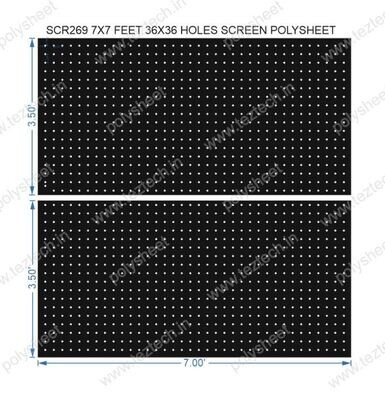 SCR269	7X7 FEET 36X36 HOLES SCREEN TOTAL HOLES=1296
