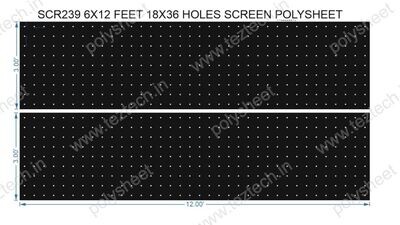 SCR239	6X12 FEET 18X36 HOLES SCREEN TOTAL HOLES=648