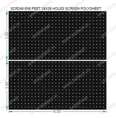 SCR248	6X6 FEET 28X28 HOLES SCREEN TOTAL HOLES=784