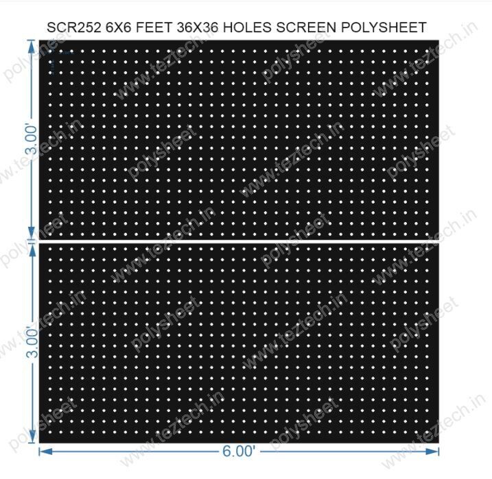 SCR252	6X6 FEET 36X36 HOLES SCREEN TOTAL HOLES=1296