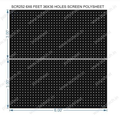 SCR252	6X6 FEET 36X36 HOLES SCREEN TOTAL HOLES=1296