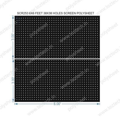 SCR253	6X6 FEET 38X38 HOLES SCREEN TOTAL HOLES=1444